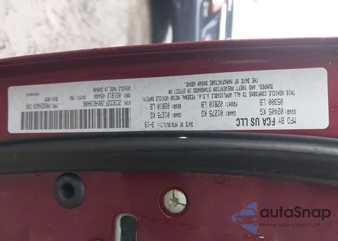 2019 Dodge Challenger R/T Scat Pack z USA, uszkodzony, nr VIN 2C3CDZFJ5KH618486